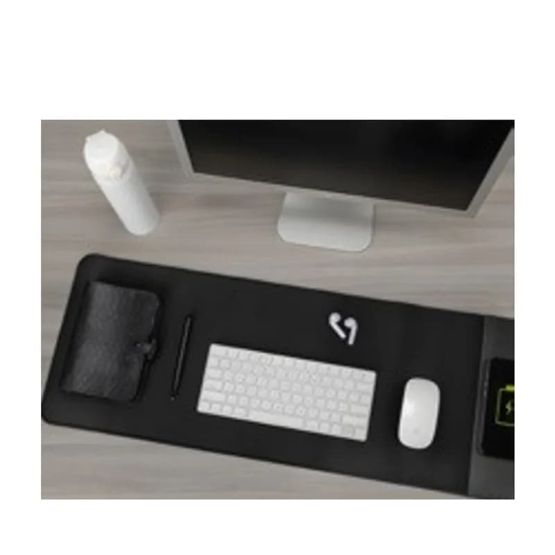 Desk Pad com carregamento por indução personalizado — Limeira Brindes