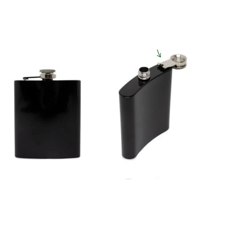 Porta Whisky 7oz personalizado — Limeira Brindes
