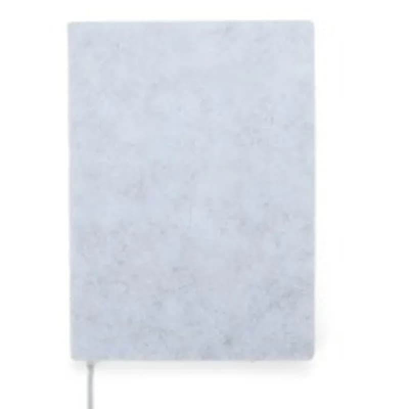 Caderno A5 Feltro personalizado — Limeira Brindes