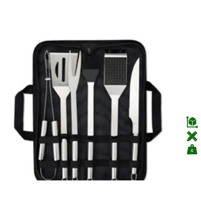 Kit Churrasco 6 Peças personalizado — Limeira Brindes