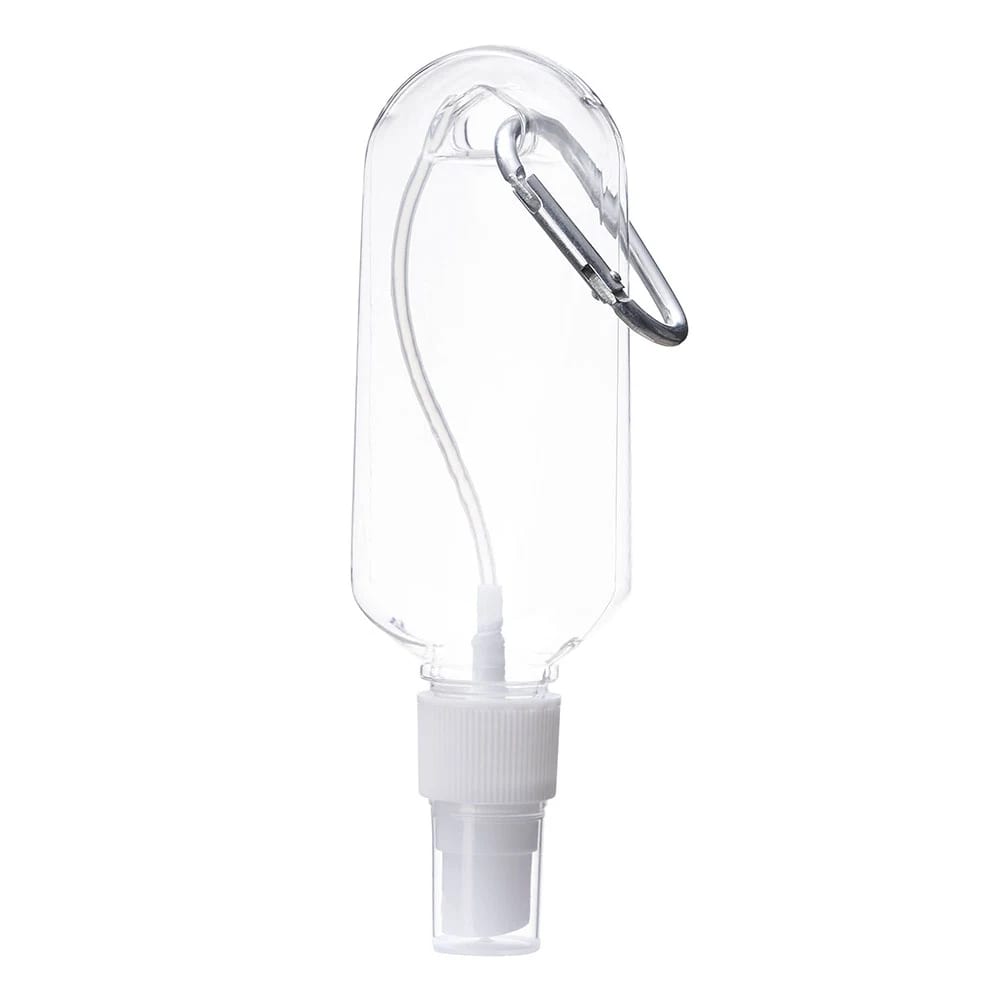 Frasco Plástico 100ml com Mosquetão