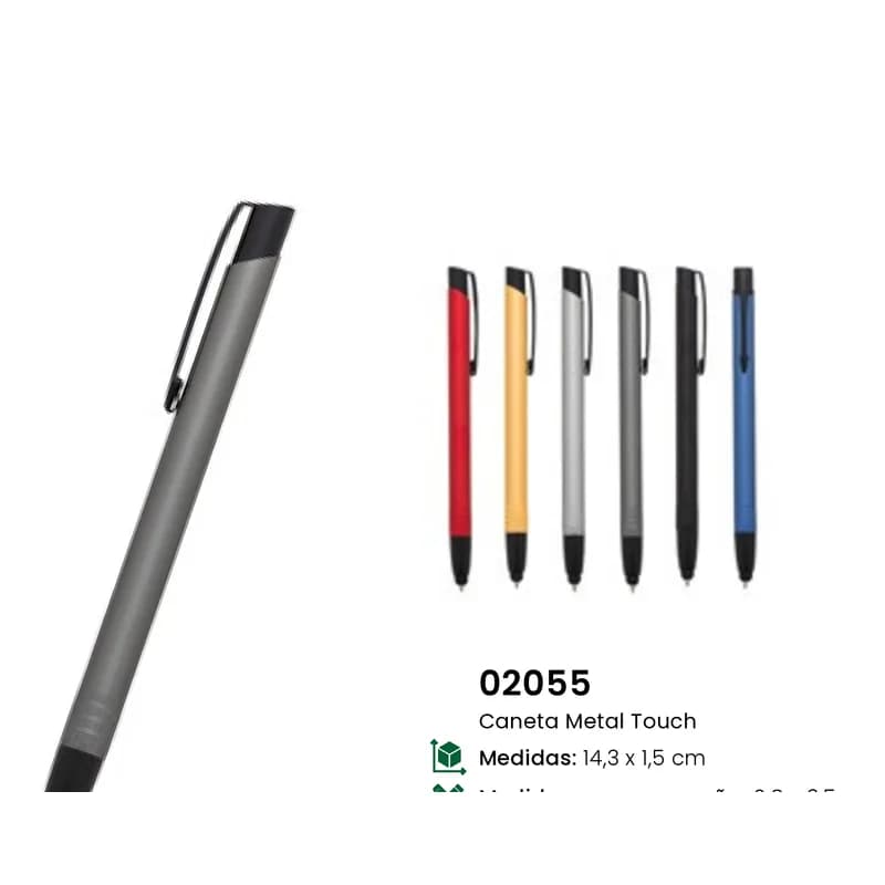 Caneta Metal Touch personalizado — Limeira Brindes
