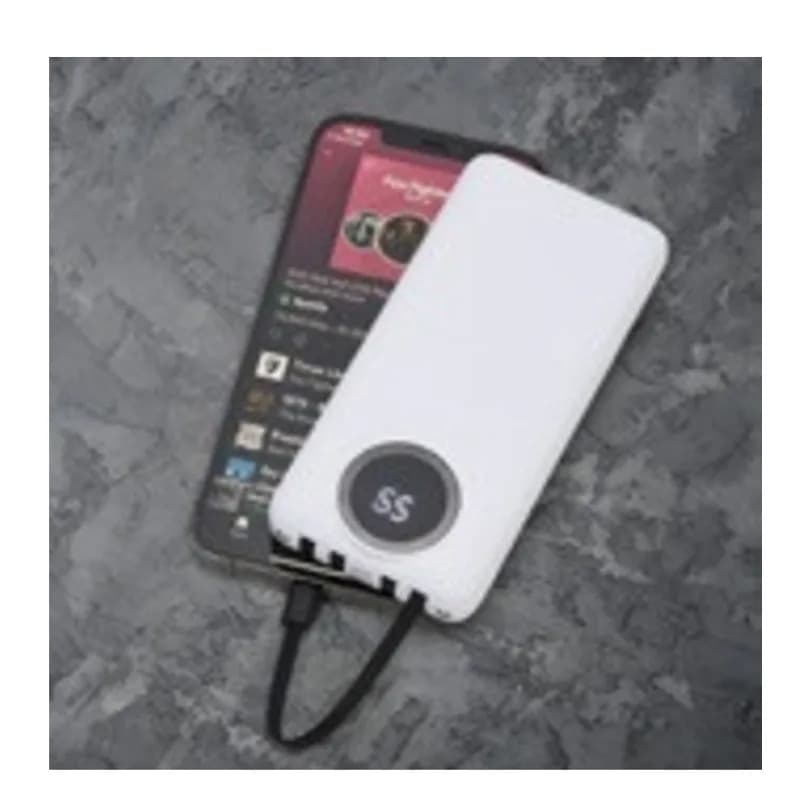 Power Bank 10.000mAh com Lanterna e Multissaídas