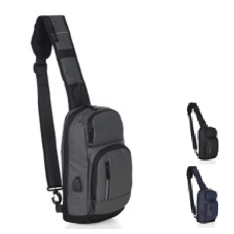Mochila de Ombro USB personalizado — Limeira Brindes