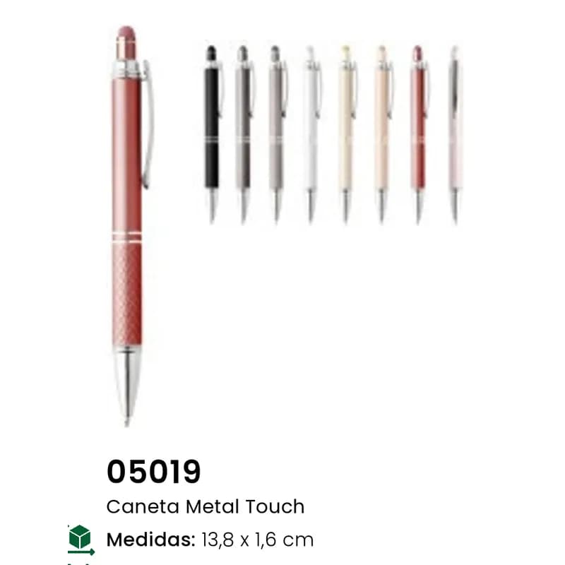 Caneta Metal Touch personalizado — Limeira Brindes