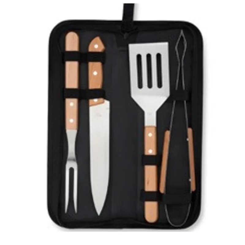 Kit Churrasco 4 Peças personalizado — Limeira Brindes