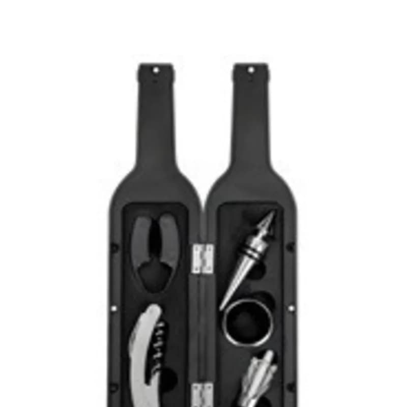 Kit Vinho Garrafa 5 Peças personalizado — Limeira Brindes
