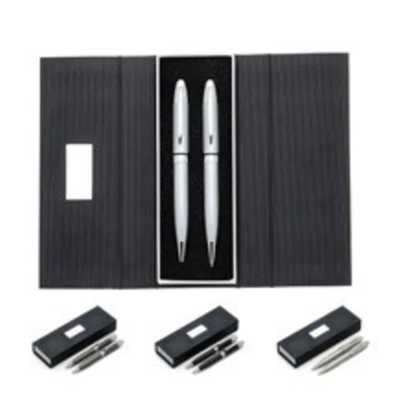 Conjunto Caneta e Lapiseira Metal personalizado — Limeira Brindes