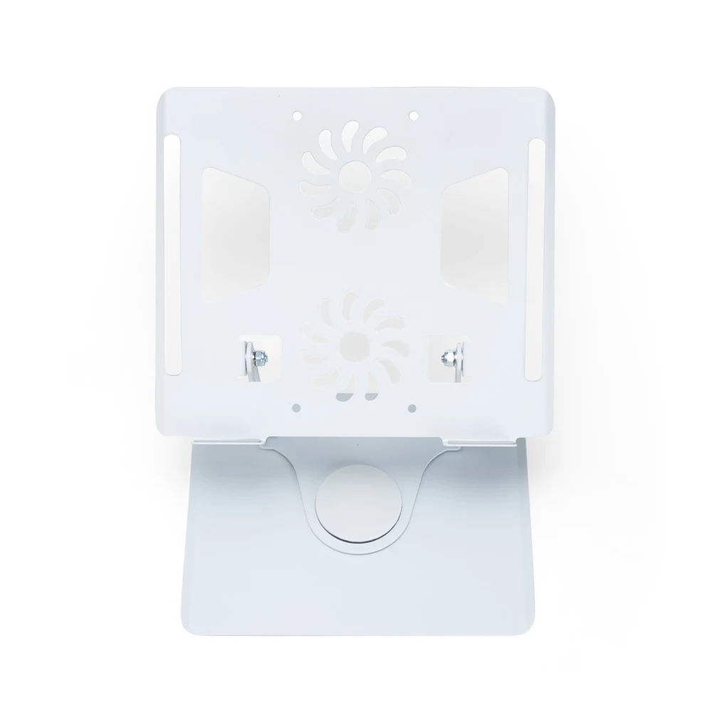 Suporte Articulado Giratório de Metal para Notebooks, cor BRANCO