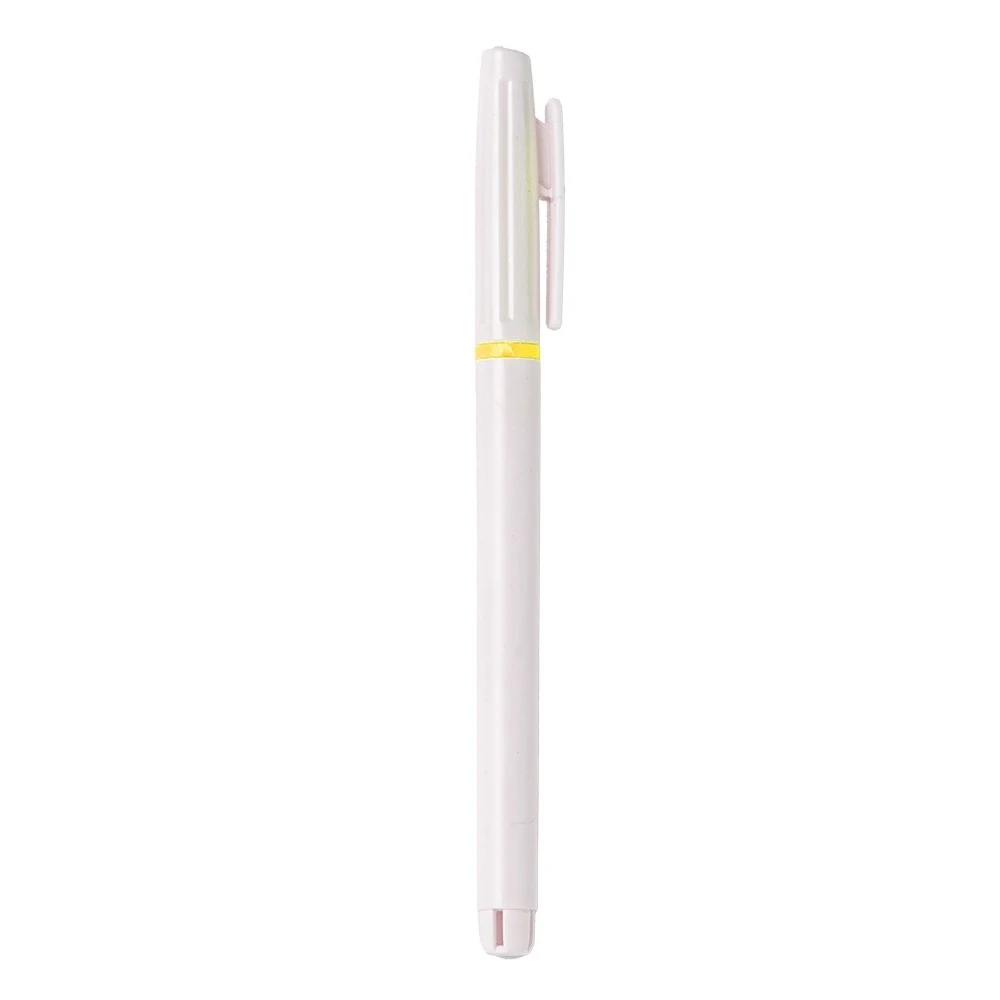 Caneta Plástica, cor AMARELO