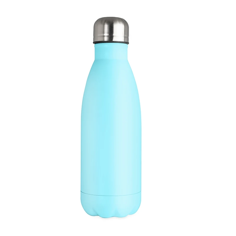 Garrafa Inox 625ml, cor AZUL CLARO