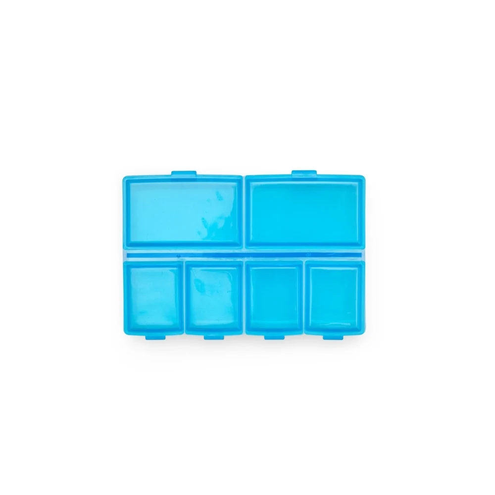 Porta-Comprimidos Plástico, cor AZUL