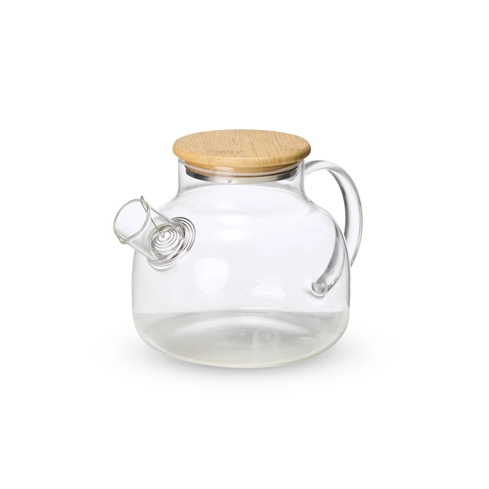 Chaleira Vidro 1 Litro, cor TRANSPARENTE