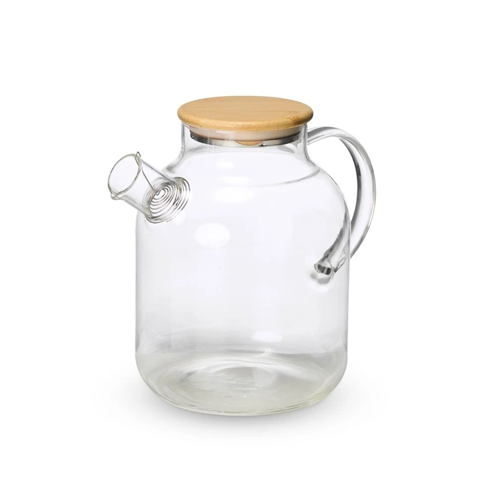 Chaleira Vidro Borossilicato 1,8 Litros, cor TRANSPARENTE
