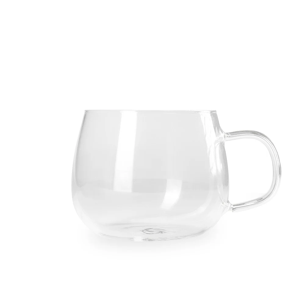 Xícara de Vidro 350ml, cor TRANSPARENTE