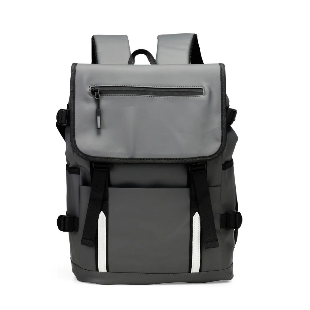 Mochila Couro Sintético 18 Litros, cor CINZA