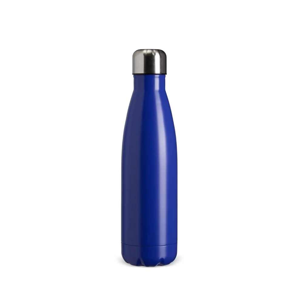 Garrafa Térmica Com Tampa Inox 500ml, cor AZUL
