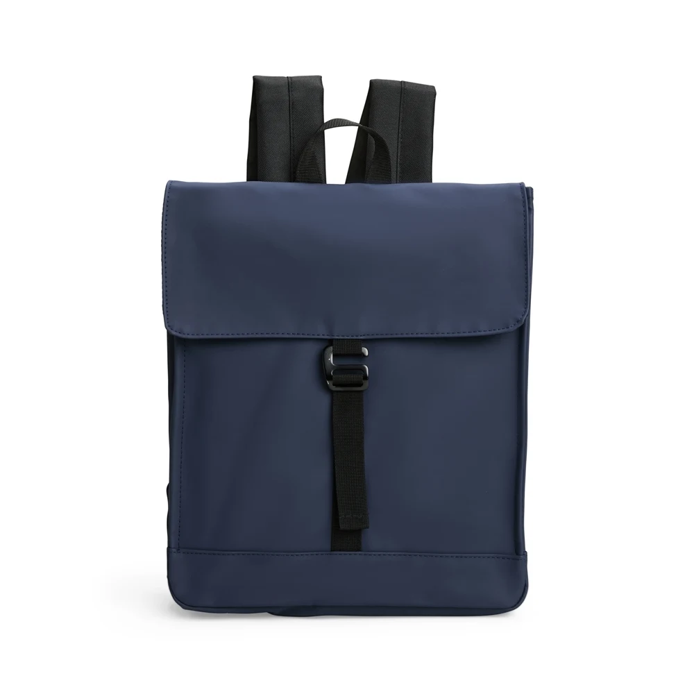 Mochila Couro Sintético 16L, cor AZUL ESCURO