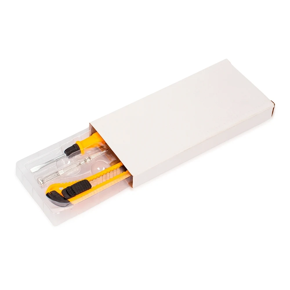 Kit Ferramentas 4 Peças, cor AMARELO