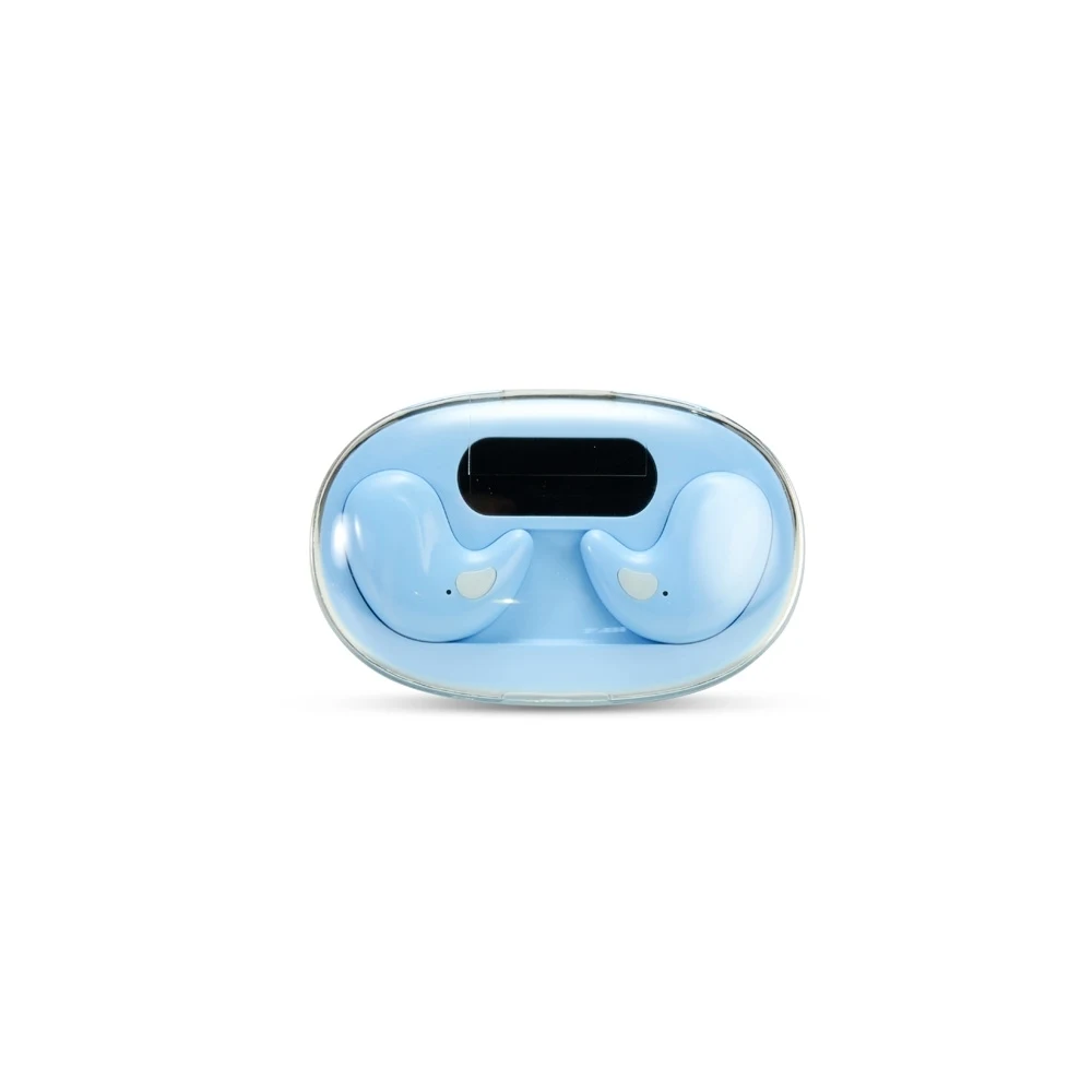 Fone de Ouvido Bluetooth com Case Carregador, cor AZUL