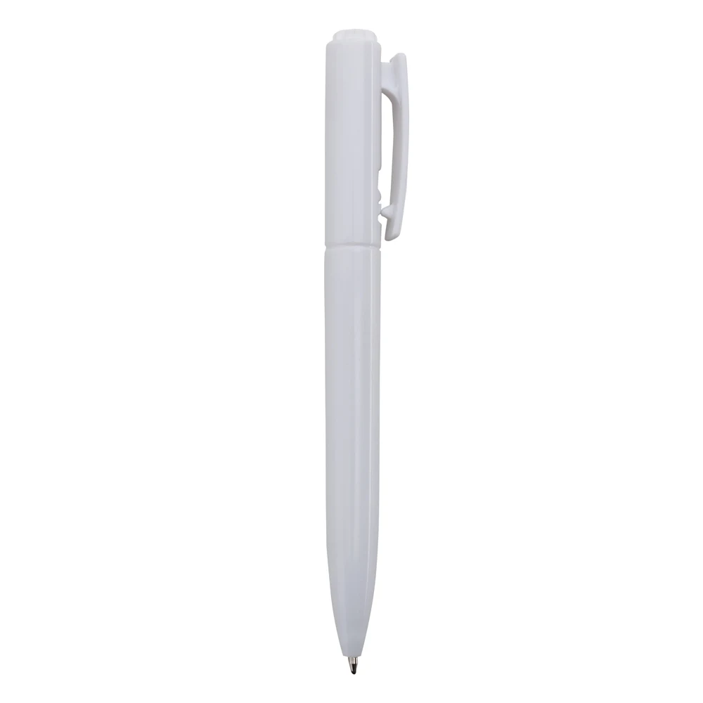 Caneta Plástica, cor BRANCO