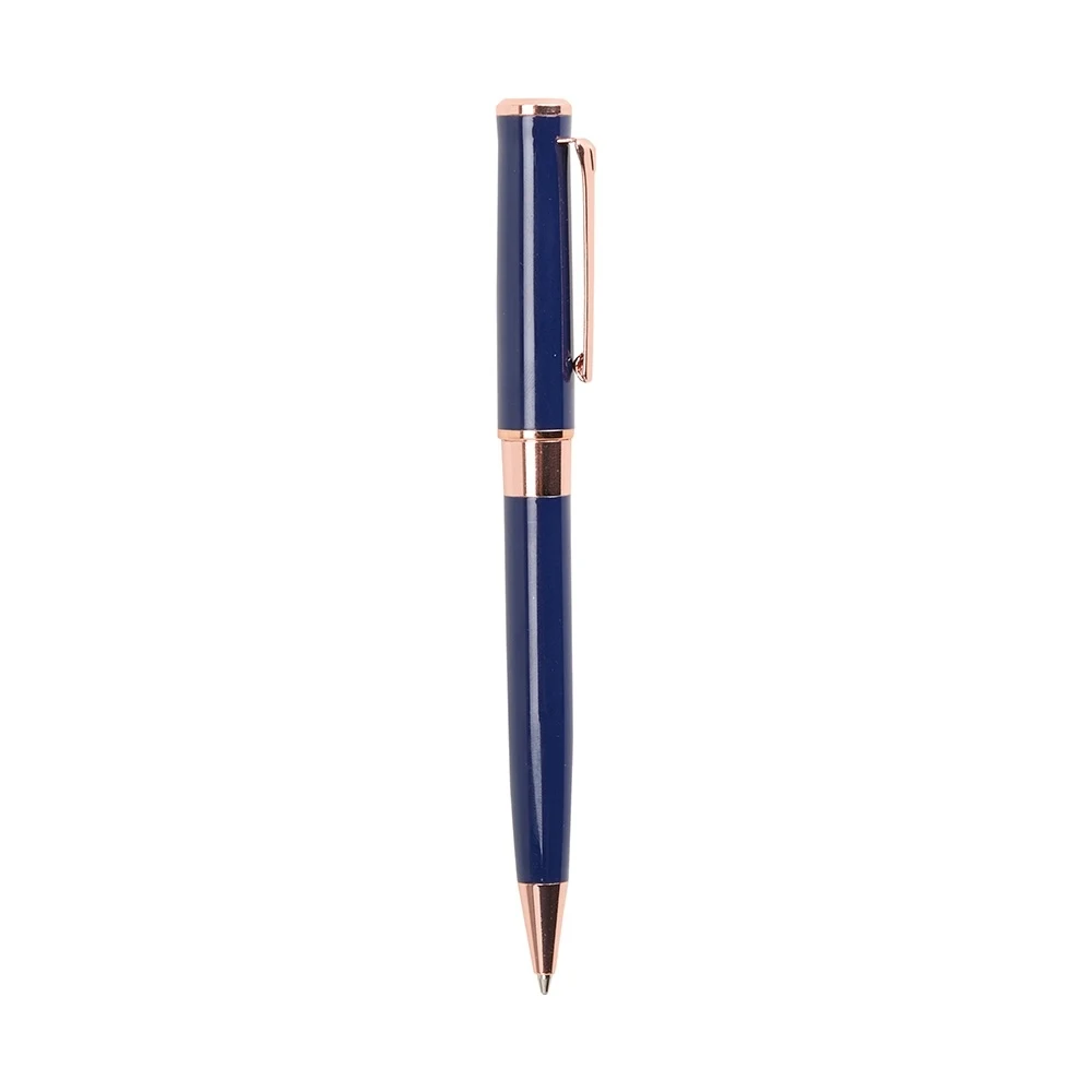 Caneta Metal, cor AZUL ESCURO