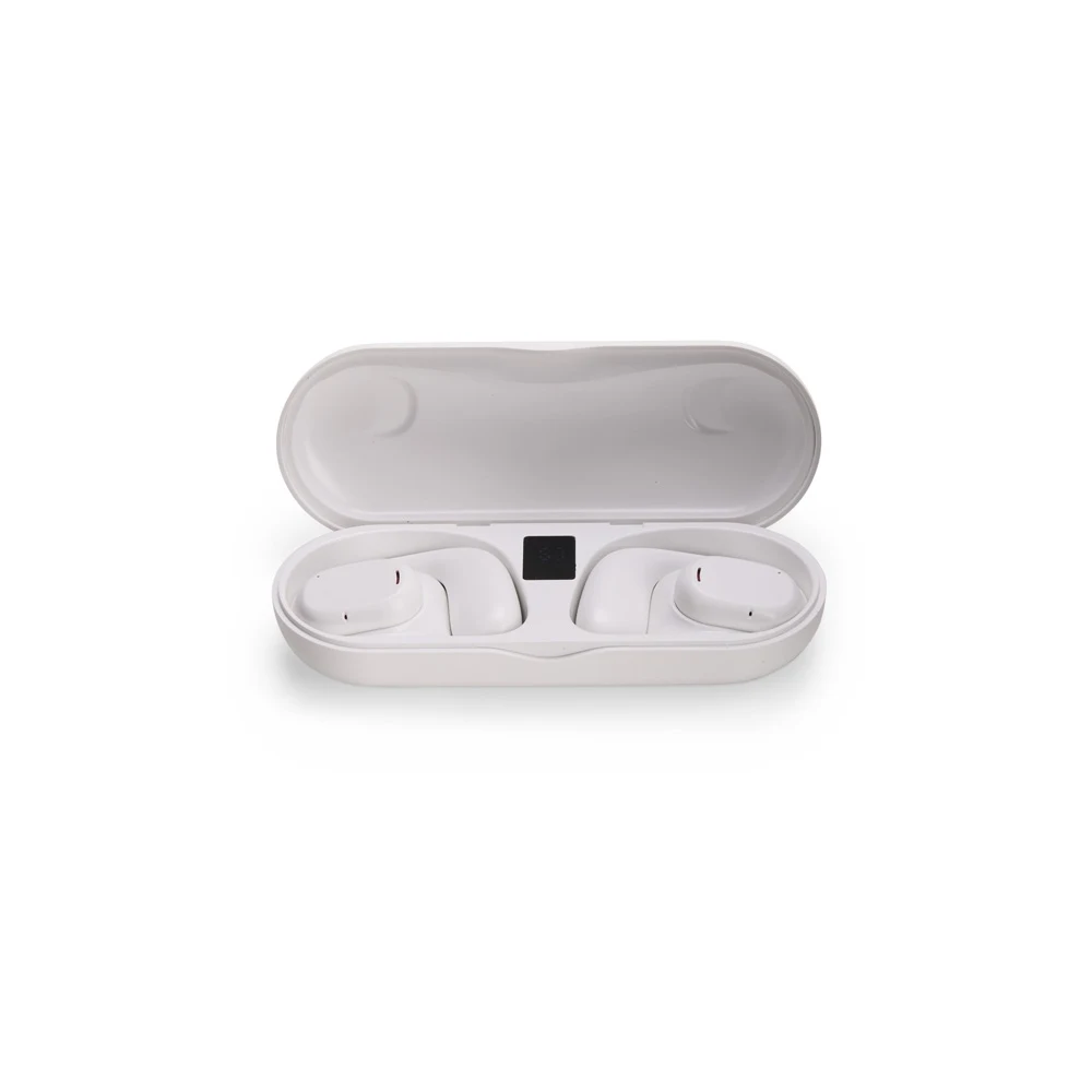 Fone de Ouvido Bluetooth com Case Carregador, cor BRANCO