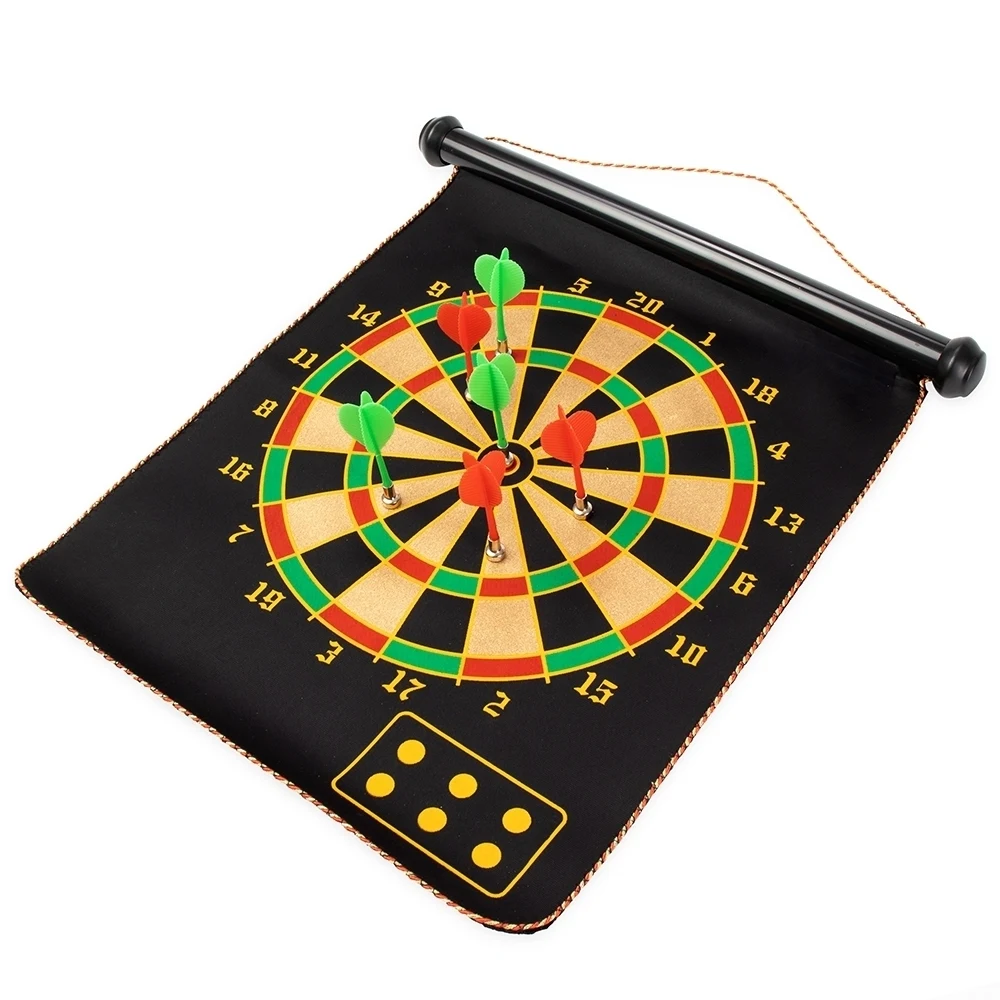Jogo de Dardos com Alvo Magnético, cor PRETO