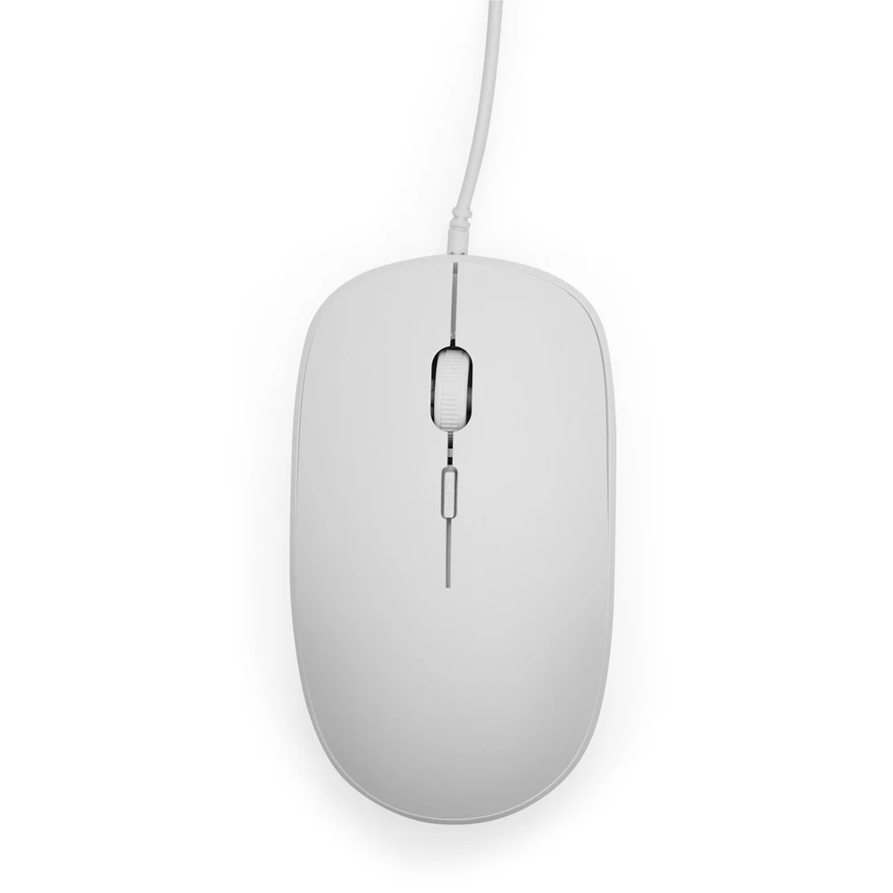 Mouse Com Fio, cor BRANCO