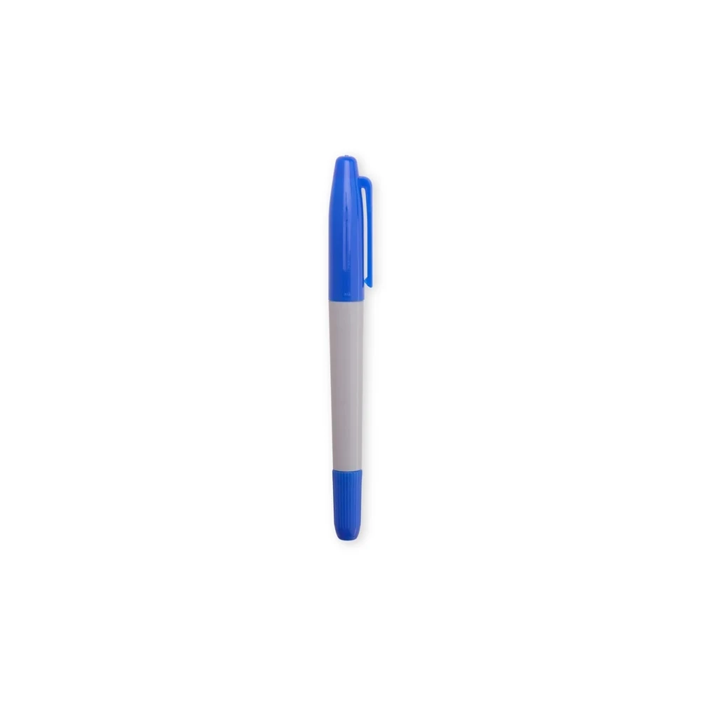 Caneta Marcadora Ponta Dupla, cor AZUL