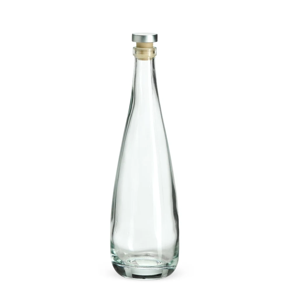 Garrafa de Vidro 550ml, cor TRANSPARENTE