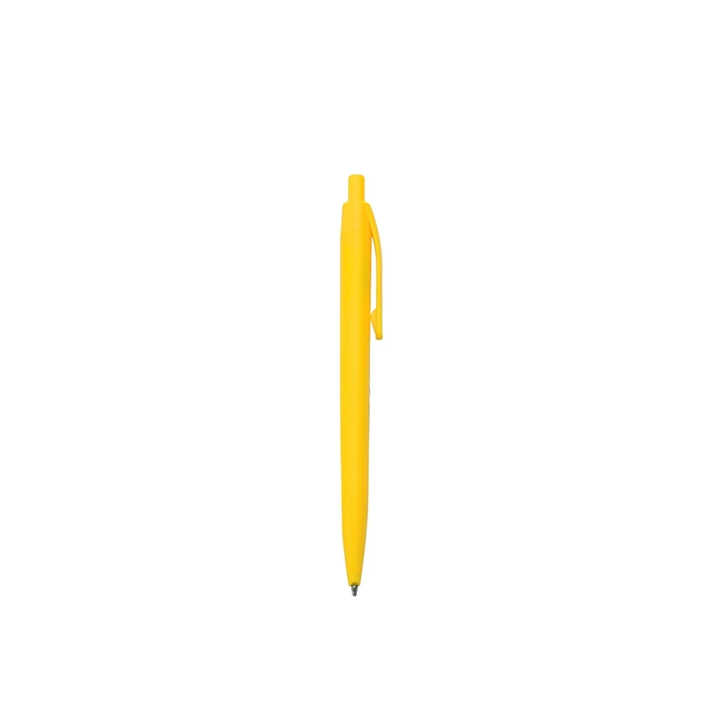 Caneta Plástica, cor AMARELO