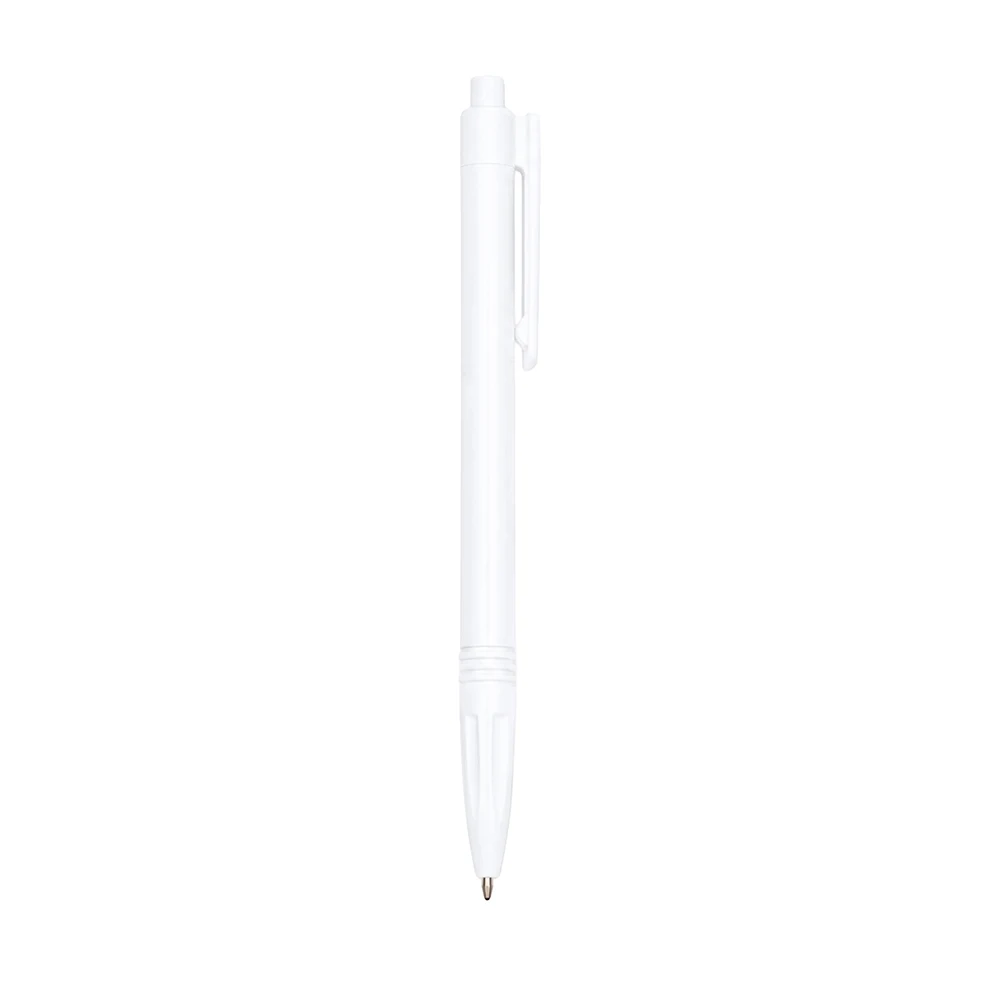 Caneta Plástica, cor BRANCO