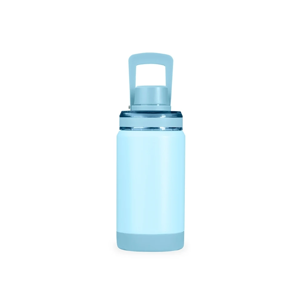 Garrafa Térmica 400ml, cor AZUL CLARO