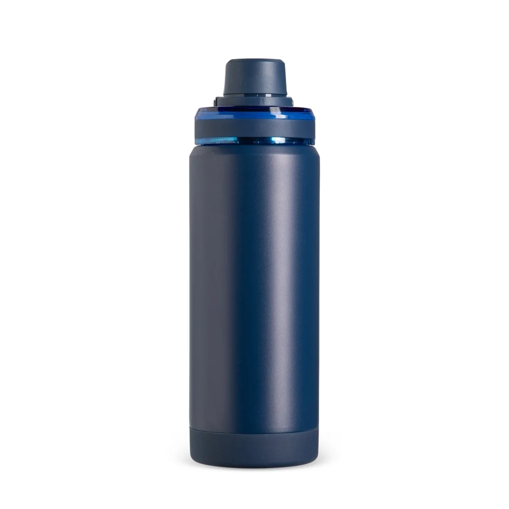 Garrafa Térmica 600ml, cor AZUL ESCURO
