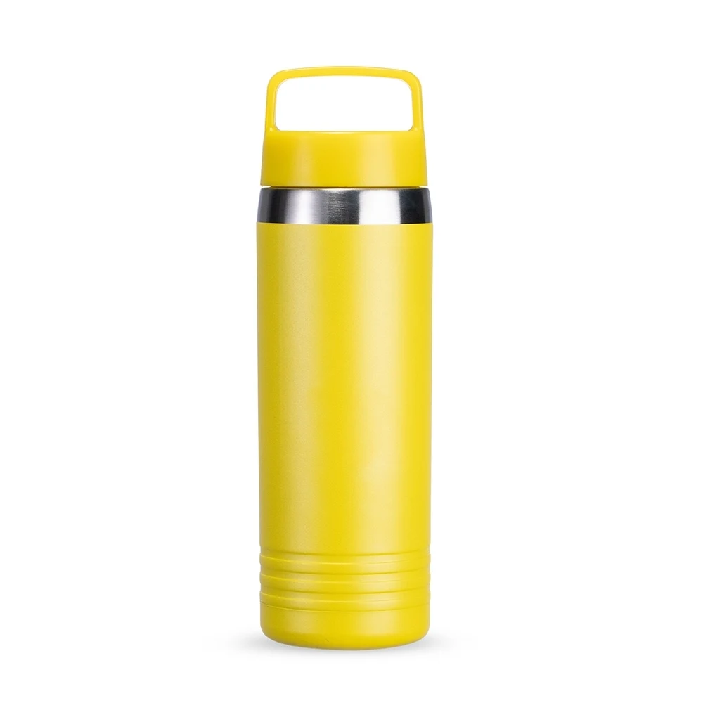 Garrafa Térmica 700ml, cor AMARELO