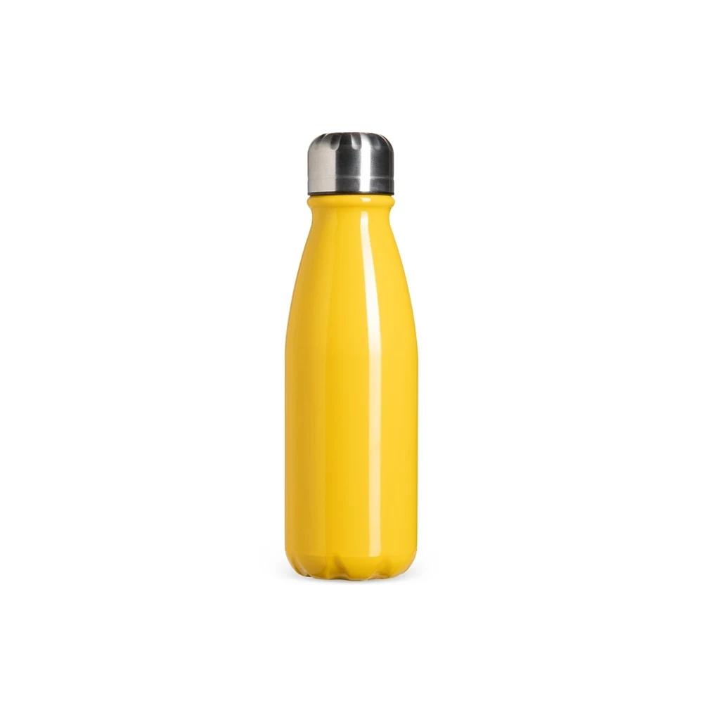 Garrafa Alumínio 550ml, cor AMARELO