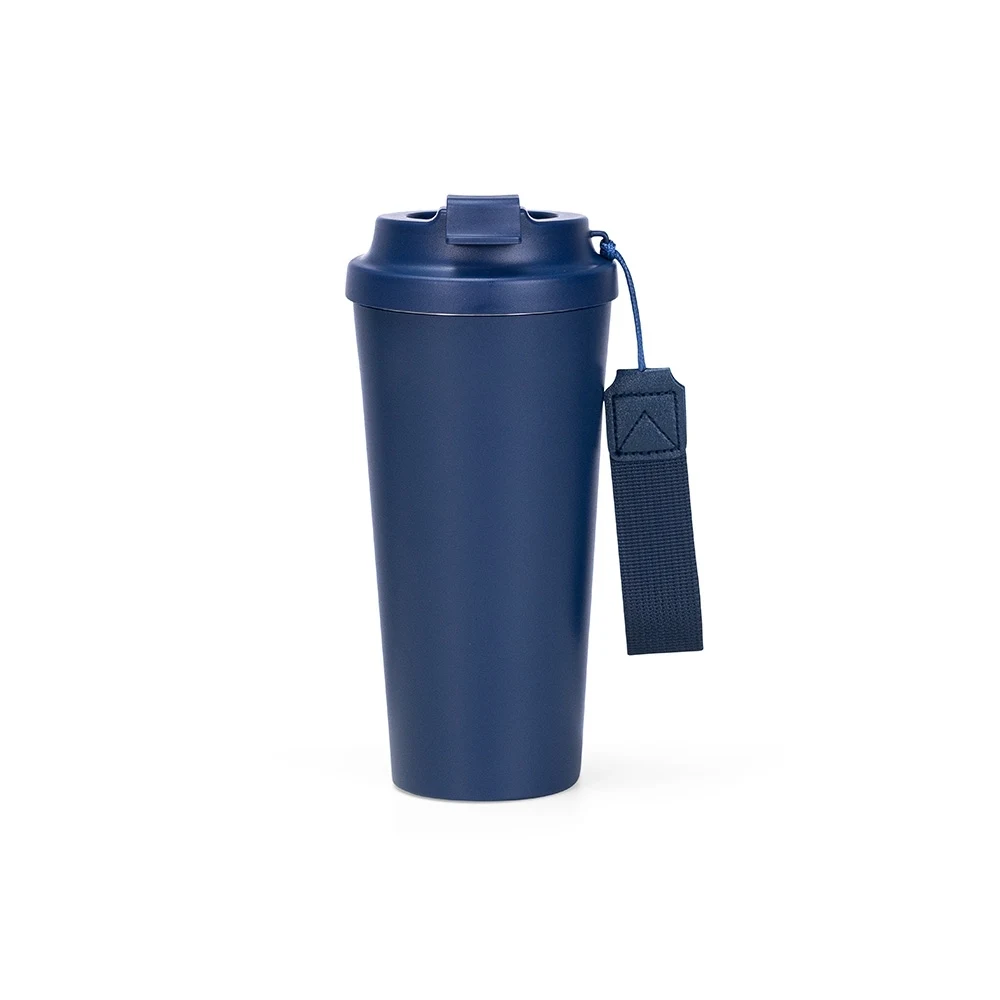 Copo Inox 480ml, cor AZUL