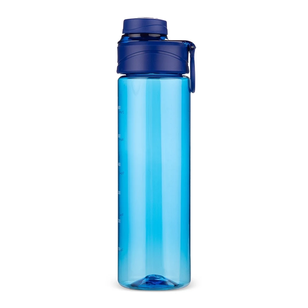 Garrafa Plástica 700ml, cor AZUL