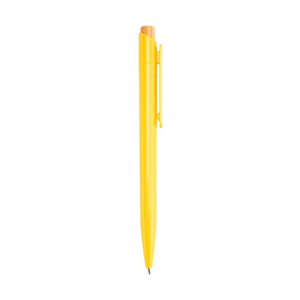 Caneta Plástica, cor AMARELO