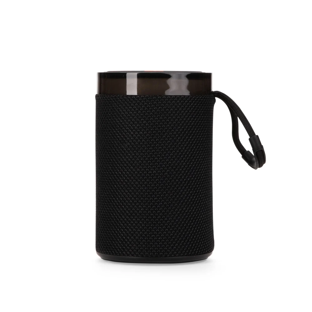 Caixa de Som Multimídia TWS com Luzes RGB, cor PRETO