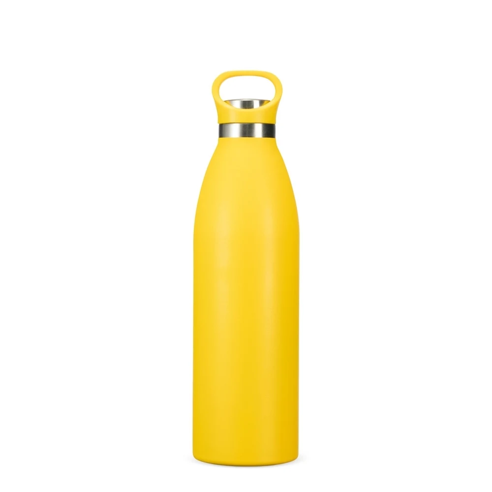 Garrafa Térmica 750ml, cor AMARELO