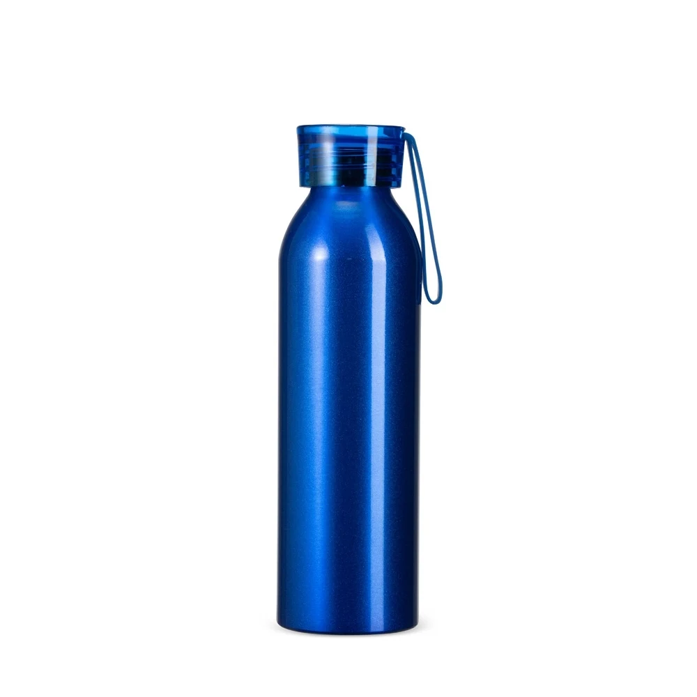 Garrafa Alumínio 650ml, cor AZUL
