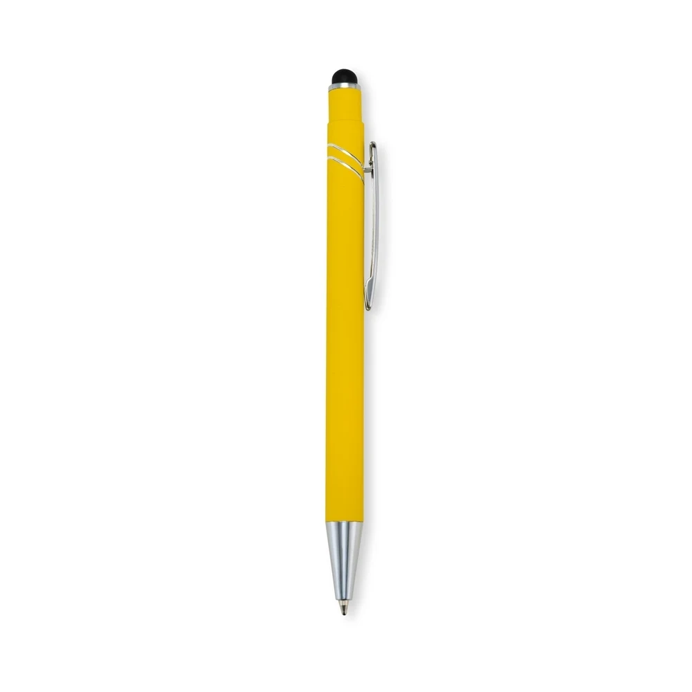 Caneta Metal Touch, cor AMARELO