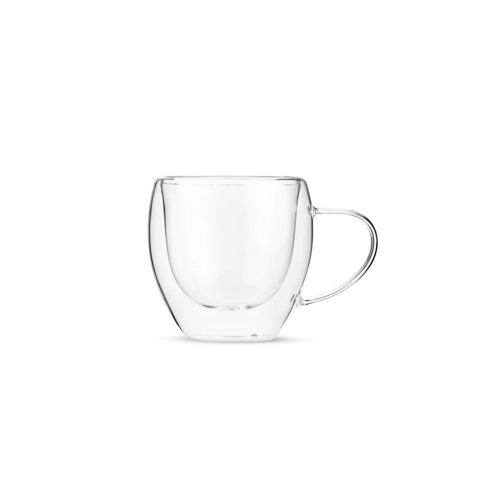 Xícara de Vidro 160ml, cor TRANSPARENTE