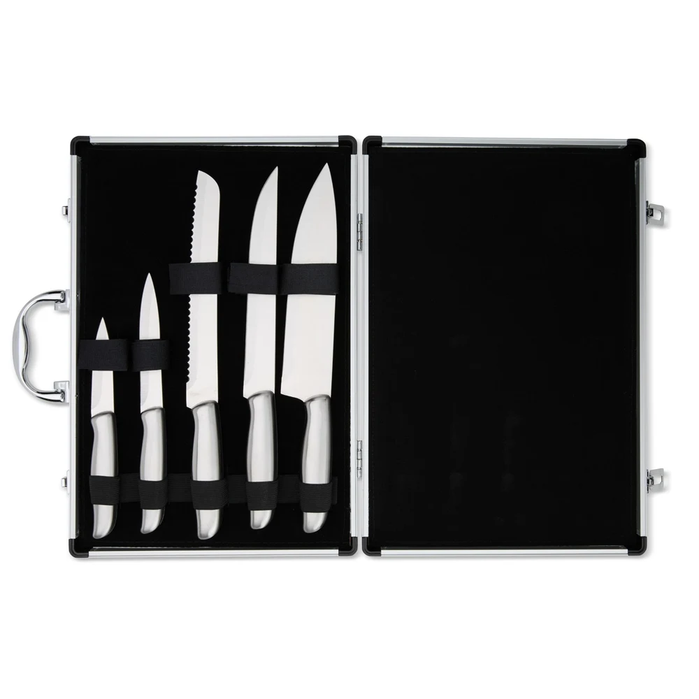 Kit Facas 5 Peças, cor INOX