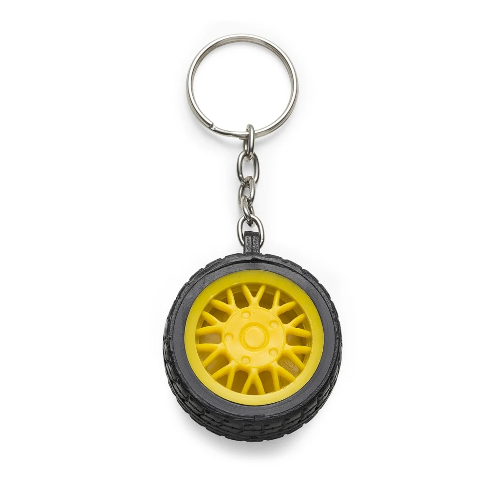 Chaveiro Plástico, cor AMARELO