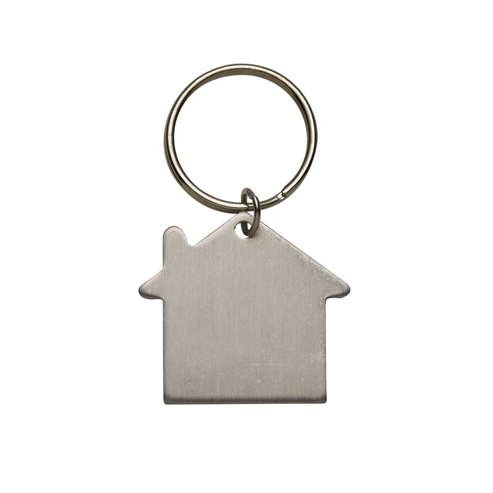 Chaveiro Metal Plaquinha, cor PRATA