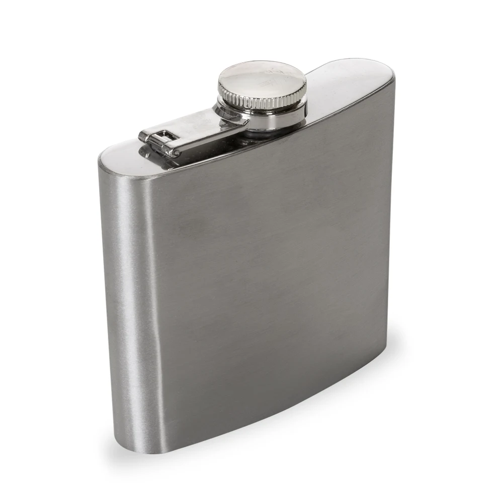 Porta Whisky 6oz, cor INOX
