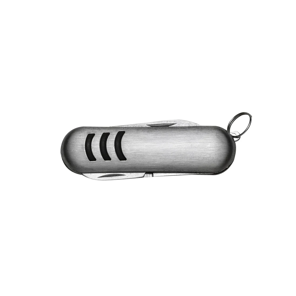 Mini Canivete de Metal 3 Funções, cor PRATA